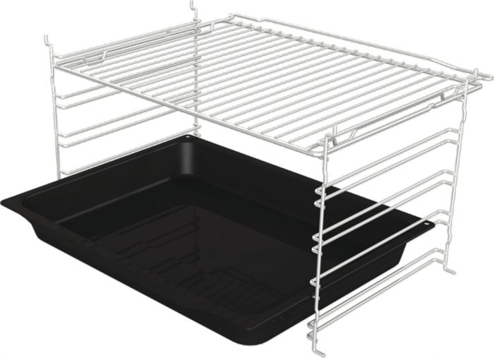 Духова шафа Gorenje електрична, 77л, A+, дисплей, макс.темп.- 300, IconLed, чорний