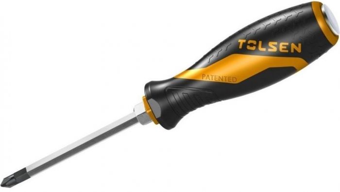 Викрутка Tolsen хрестова, ударна, PH2х100мм, сталь CrV