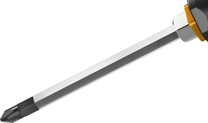 Викрутка Tolsen хрестова, ударна, PH2х100мм, сталь CrV