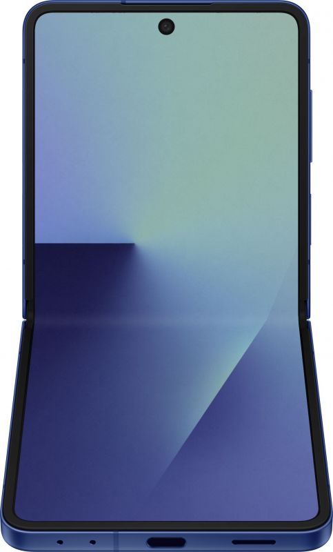 Смартфон Samsung Galaxy Flip 7 5G (F766) 6.9"/4.1"12/256ГБ, 1SIM, 4300мА•год, блакитний сріблястий