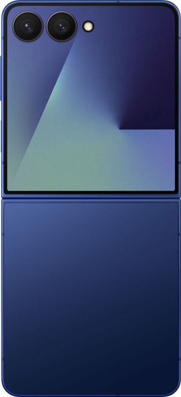 Смартфон Samsung Galaxy Flip 7 5G (F766) 6.9"/4.1"12/256ГБ, 1SIM, 4300мА•год, блакитний сріблястий