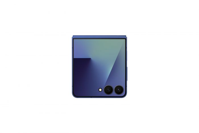 Смартфон Samsung Galaxy Flip 7 5G (F766) 6.9"/4.1"12/512ГБ, 1SIM, 4300мА•год, блакитний сріблястий