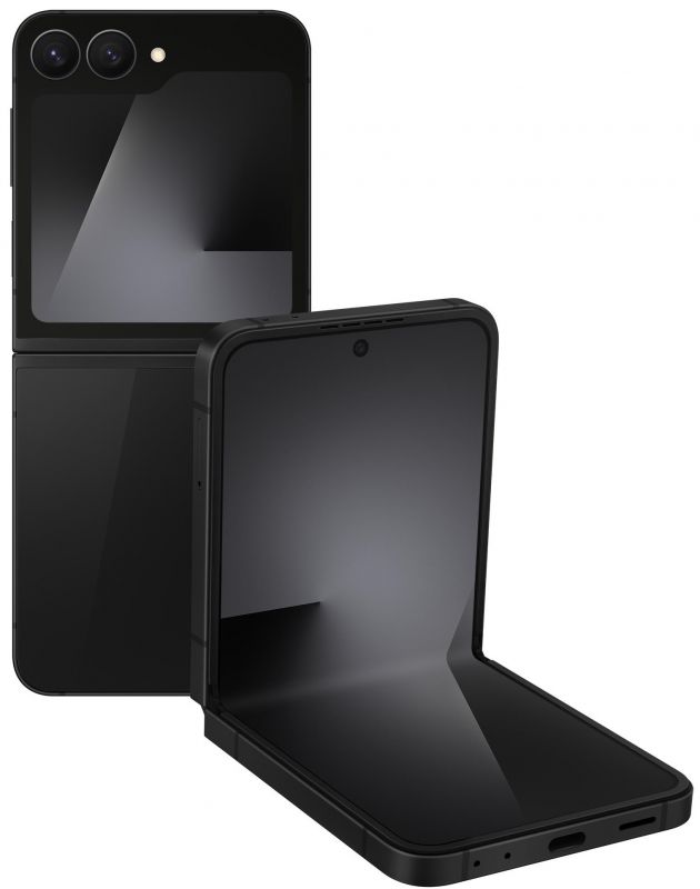 Смартфон Samsung Galaxy Flip 7 FE 5G (F761) 6.7"/3.4" 8/256ГБ, 1SIM, 4000мА•год, чорний