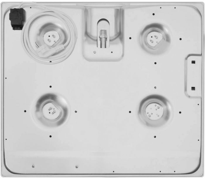 Варильна поверхня Hansa газова, 60см, чавун, нержавіюча сталь