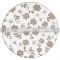Тарілка обідня Ardesto Ravenna, 26.8см, порцеляна, біло-бежевий
