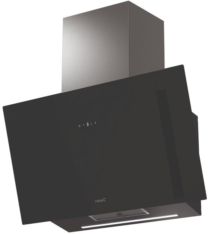 Витяжка Cata похила, 80см, 1350м.куб/год, Thalassa Pro 800 gbk, чорний
