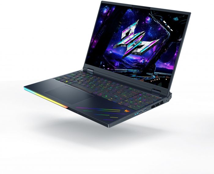 Ноутбук Acer Predator Helios 16 PH16-73 16" OLED, Intel U9-275HX, 64GB, F2TB, NVD5070Ti-12, Win11P, чорний