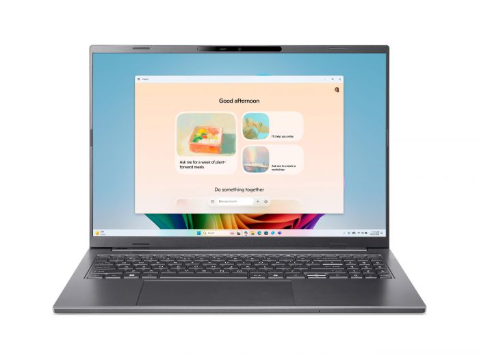 Ноутбук Acer Swift X 14 SFX14-73G 14.5" 2.8K OLED, Intel U9-285H, 32GB, F2TB, NVD5070-8, Win11, сірий