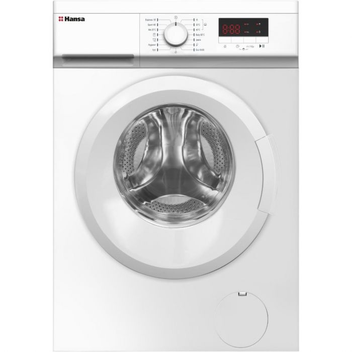 Пральна машина Hansa фронтальна, 8кг, 1400, A++, 57см, дисплей, білий