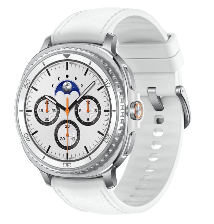 Смарт-годинник Samsung Galaxy Watch 8 Classic 47мм (L500) 1.34", 438x438, sAMOLED, BT 5.3, NFC, 2/64ГБ, білий Смарт-годинник Samsung Galaxy Watch 8 Classic 47мм (L500) 1.34", 438x438, sAMOLED, BT 5.3, NFC, 2/64ГБ, білий
