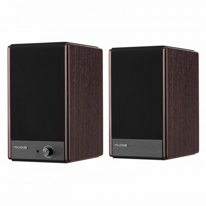 Акустична система MICROLAB SOLO 3 2.0, 40w, mini-jack/bluetooth, коричневий