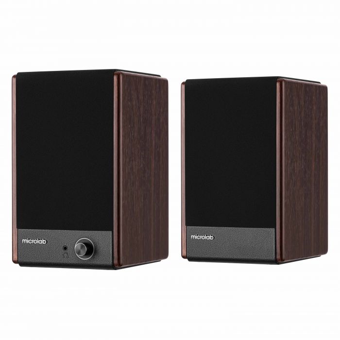 Акустична система MICROLAB SOLO 4 2.0, 60w, mini-jack/bluetooth, коричневий