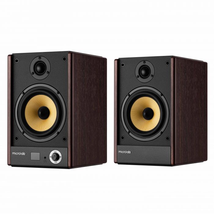 Акустична система MICROLAB SOLO 5 2.0, 90w, mini-jack/bluetooth, коричневий