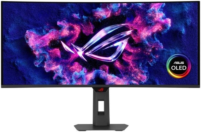 Монітор Asus 34" ROG Strix XG34WCDG 2xHDMI, DP, USB-C, 3xUSB, Audio, QD-OLED, 3440x1440, 21:9, 175Hz, 0.03ms, DCI-P3 99.3%, CURVED, AdaptiveSync, HAS, HDR400 Монітор Asus 34" ROG Strix XG34WCDG 2xHDMI, DP, USB-C, 3xUSB, Audio, QD-OLED, 3440x1440, 21:9, 175Hz, 0.03ms, DCI-P3 99.3%, CURVED, AdaptiveSync, HAS, HDR400