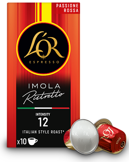 Кава L`OR капсули, Rossa Imola Ristretto, арабіка, 10шт, Nespresso