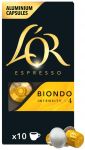 Кава L`OR капсули, Espresso Biondo, арабіка, 10шт, Nespresso