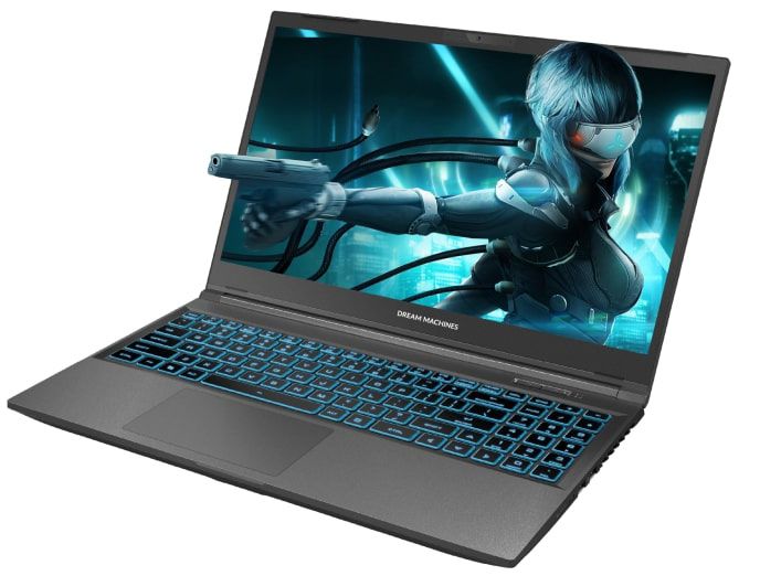 Ноутбук Dream Machines RG4050-15 15.6FHD IPS, Intel i7-13620H, 16GB, F1TB, NVD4050-6, DOS, чорний