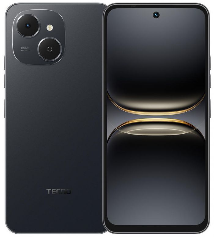 Смартфон TECNO Spark 40C (KM4k) 6.67" 4/128ГБ, 2SIM, 6000мА•год, Ink Black Смартфон TECNO Spark 40C (KM4k) 6.67" 4/128ГБ, 2SIM, 6000мА•год, Ink Black