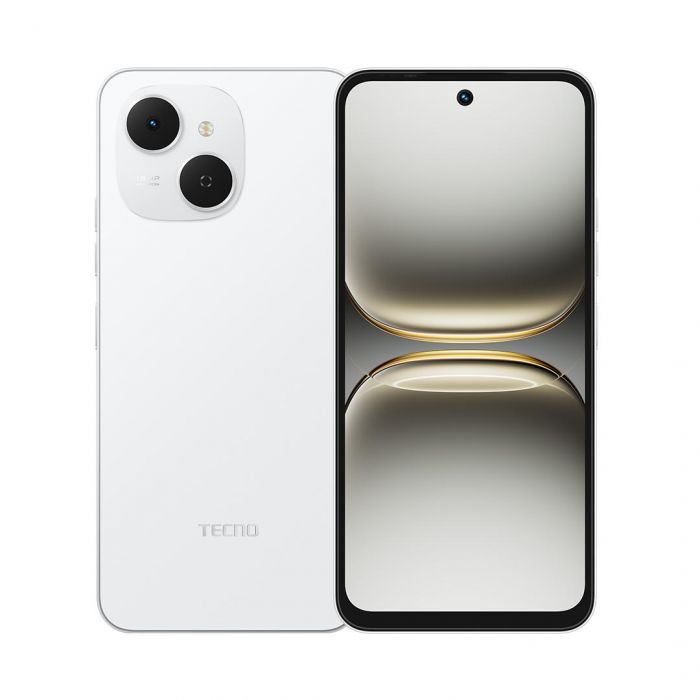 Смартфон TECNO Spark 40C (KM4k) 6.67" 4/128ГБ, 2SIM, 6000мА•год, Veil White Смартфон TECNO Spark 40C (KM4k) 6.67" 4/128ГБ, 2SIM, 6000мА•год, Veil White