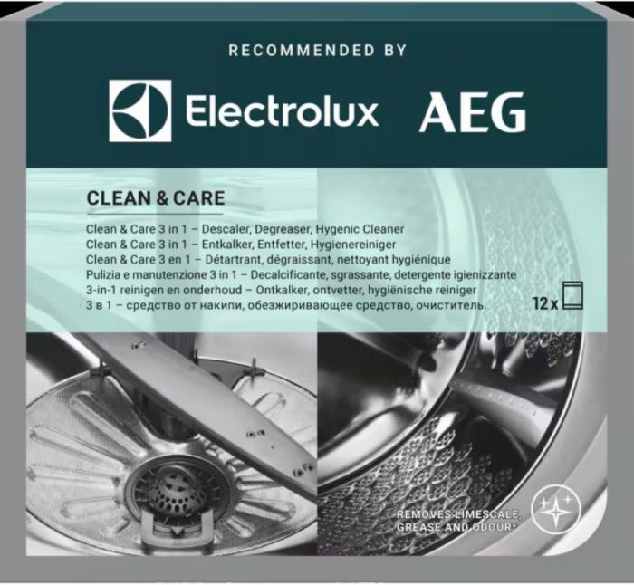 Набір Electrolux для чищення пральних та посудомийних машин, 12x50гр