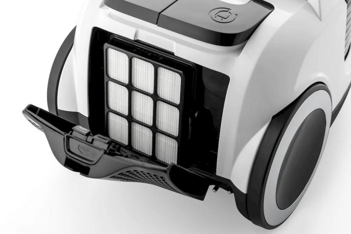 Пилосос Gorenje контейнерний, 800Вт, конт пил -3.3л, HEPA, телескоп трубка, сенсорне упр, білий