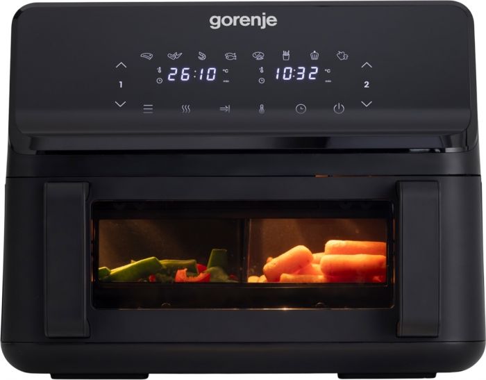 Мультипіч Gorenje 2700Вт, чаша-9л, сенсорне керування, 8 авто. програм, пластик, чорний