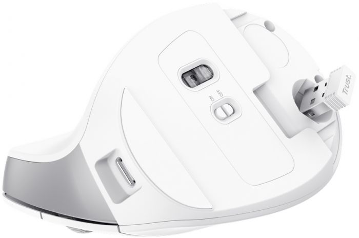 Миша Trust Bayo II Ergonomic, WL, білий