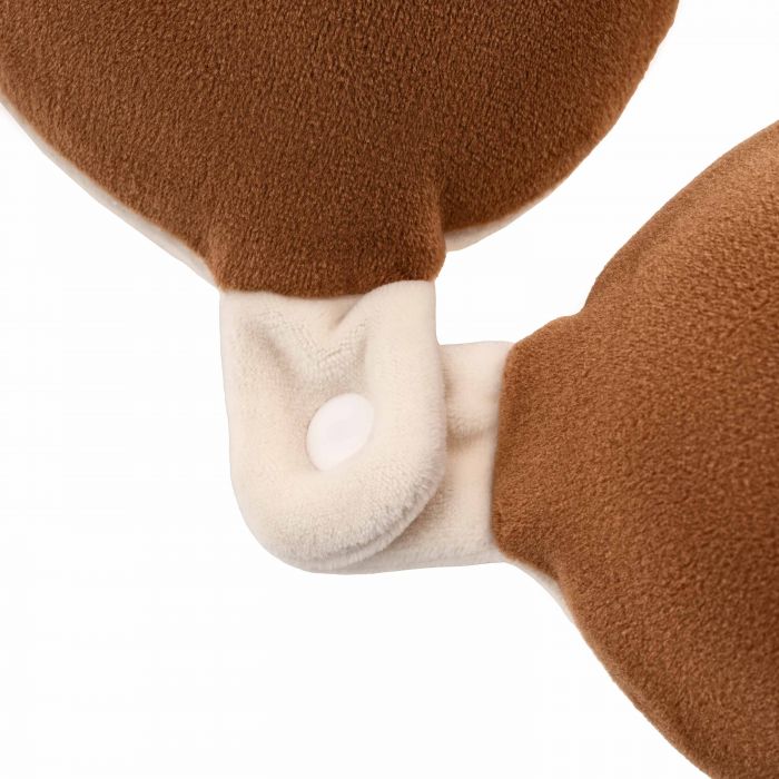 Подушка для шиї ARDESTO Travel Reindeer 30х30см, поліуретанова піна, білий