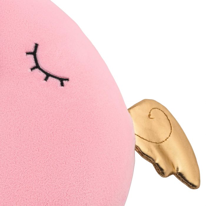 Подушка для шиї ARDESTO Travel Unicorn 30х30см, поліуретанова піна, рожевий