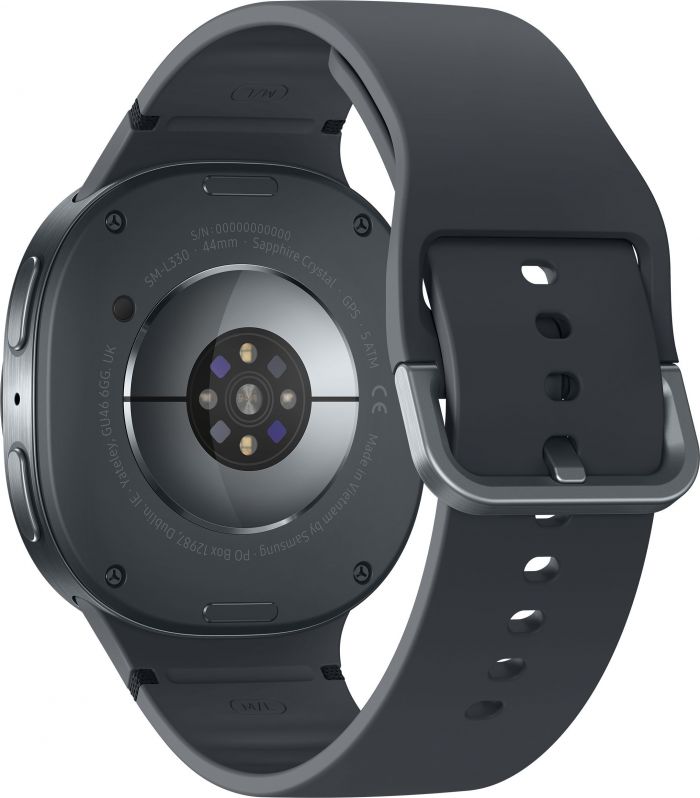 Смарт-годинник Samsung Galaxy Watch 8 44мм (L330) 1.47", 480x480, sAMOLED, BT 5.3, NFC, 2/32ГБ, сірий Смарт-годинник Samsung Galaxy Watch 8 44мм (L330) 1.47", 480x480, sAMOLED, BT 5.3, NFC, 2/32ГБ, сірий