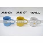 Чашка Ardesto My heart, 300мл, кераміка, жовтий