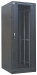 Шафа ZPAS 19", 42U, SZB IT, передні одностулкові перфоровані двері і задні розпашні, 600x1200 мм, максимально 1500кг, чорна