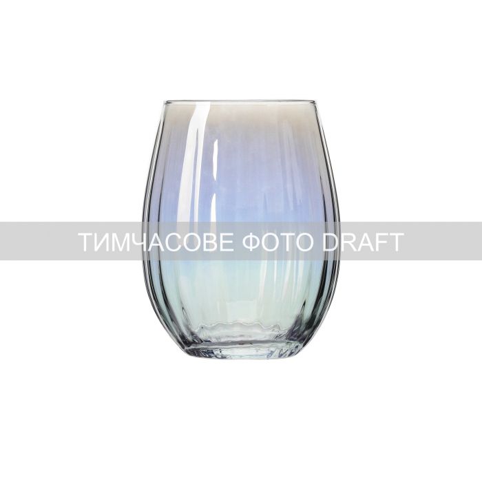 Набір склянок низьких Ardesto Black Mars Zenith 590мл, 2шт, скло, прозорий