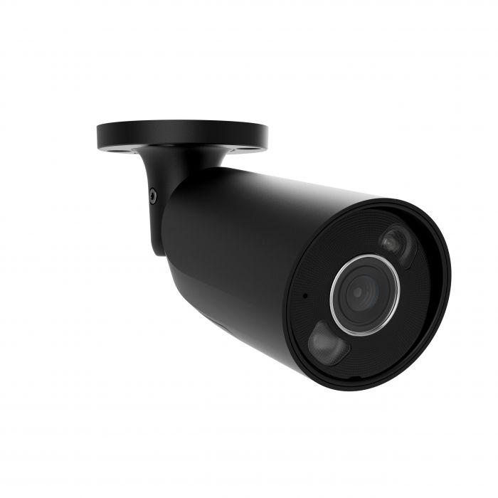 IP-Камера дротова Ajax BulletCam HL black, 8мп, 2.8мм, гібридне підсвічування IR 35м, білий Led 50м, Poe, True WDR, IP 65,  аудіо, кут огляду 100° до 110°, вулична, чорна