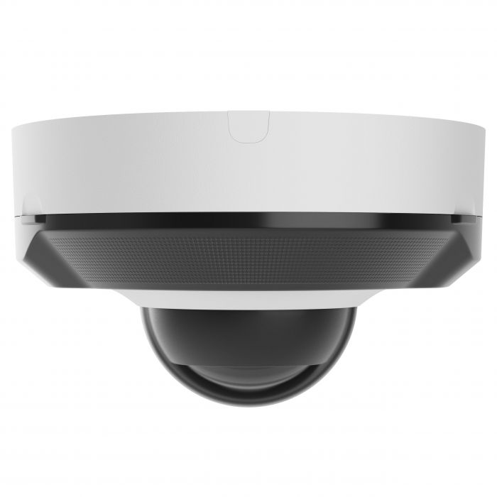 IP-Камера дротова Ajax DomeCam Mini HL white, 5мп, 2.8мм, гібридне підсвічування IR 35м, білий Led 50м, Poe, True WDR, IP 65, ІЧ 30м, аудіо, кут огляду 100° до 110°, міні купольна, біла