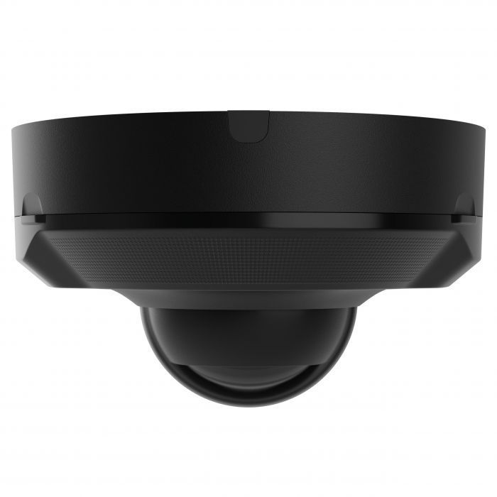 IP-Камера дротова Ajax DomeCam Mini HL black, 5мп, 4мм, гібридне підсвічування IR 35м, білий Led 50м, Poe, True WDR, IP 65, ІЧ 30м, аудіо, кут огляду 75° до 85°, міні купольна, чорна