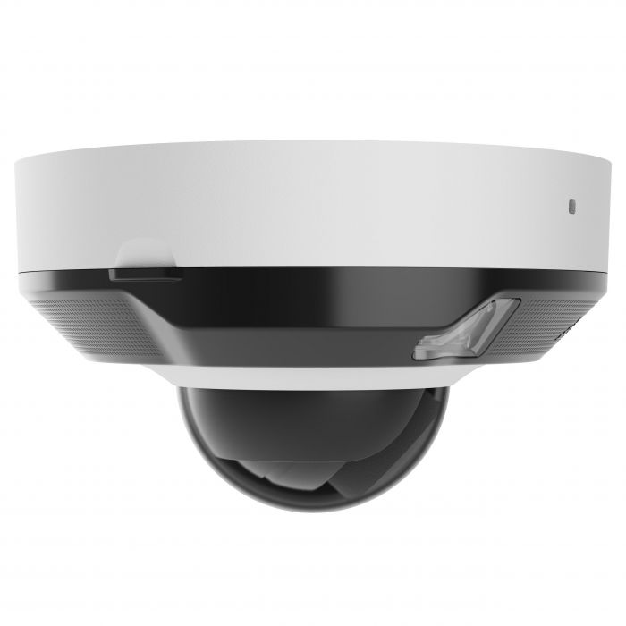 IP-Камера дротова Ajax DomeCam Mini HL white, 8мп, 2.8мм, гібридне підсвічування IR 35м, білий Led 50м, Poe, True WDR, IP 65, ІЧ 30м, аудіо, кут огляду 100° до 110°, міні купольна, біла