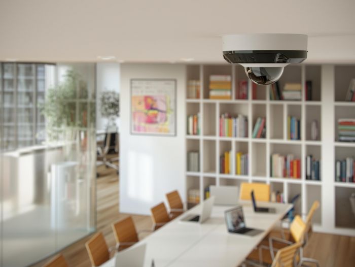 IP-Камера дротова Ajax DomeCam Mini HL white, 8мп, 4мм, гібридне підсвічування IR 15м, білий Led 15м, Poe, True WDR, IP 65, ІЧ 15м, аудіо, кут огляду 75° до 85°, міні купольна, біла