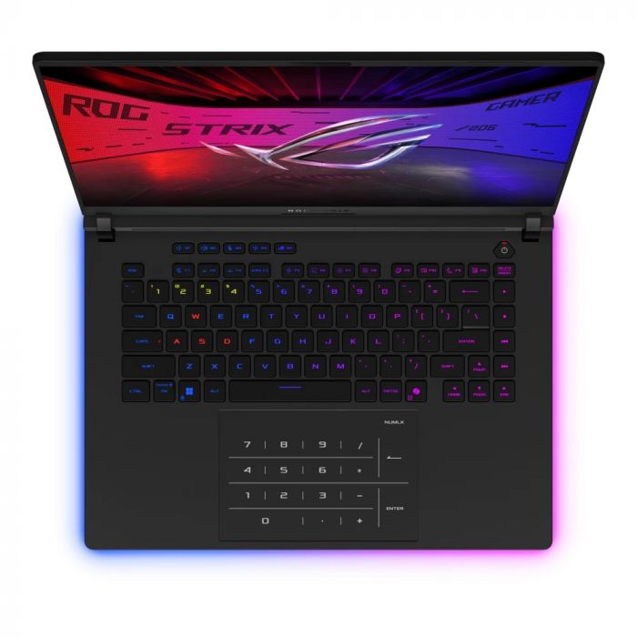 Ноутбук ASUS ROG Strix SCAR 16 G635LX-RW205W 16" WQXGA IPS, Intel Ultra 9 275HX, 64GB, F1TB, NVD5090-24, Win11, Чорний Ноутбук ASUS ROG Strix SCAR 16 G635LX-RW205W 16" WQXGA IPS, Intel Ultra 9 275HX, 64GB, F1TB, NVD5090-24, Win11, Чорний
