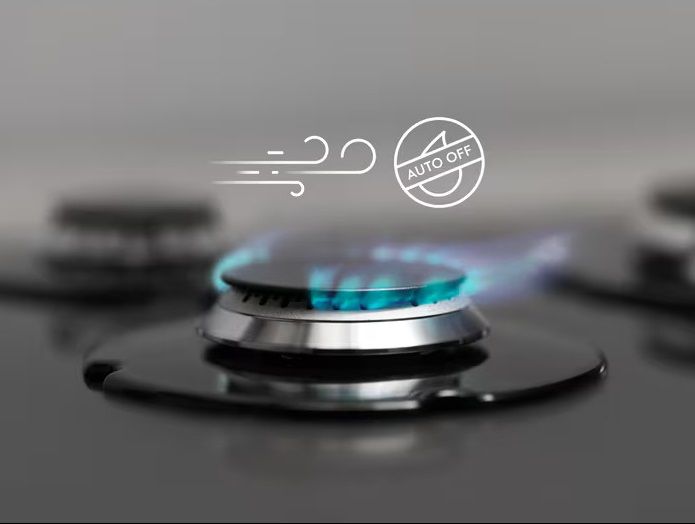 Варильна поверхня Electrolux газова, 90см, чавун, чорний Варильна поверхня Electrolux газова, 90см, чавун, чорний