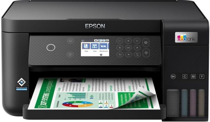 БФП ink color A4 Epson EcoTank L6260 33_20 ppm Duplex USB Ethernet Wi-Fi 4 inks Black Pigment БФП ink color A4 Epson EcoTank L6260 33_20 ppm Duplex USB Ethernet Wi-Fi 4 inks Black Pigment