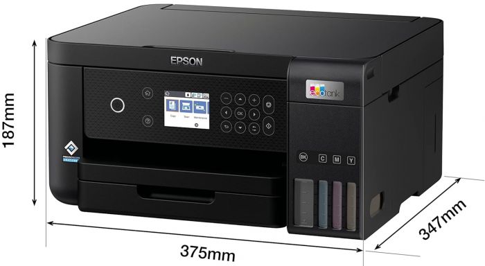 БФП ink color A4 Epson EcoTank L6260 33_20 ppm Duplex USB Ethernet Wi-Fi 4 inks Black Pigment БФП ink color A4 Epson EcoTank L6260 33_20 ppm Duplex USB Ethernet Wi-Fi 4 inks Black Pigment