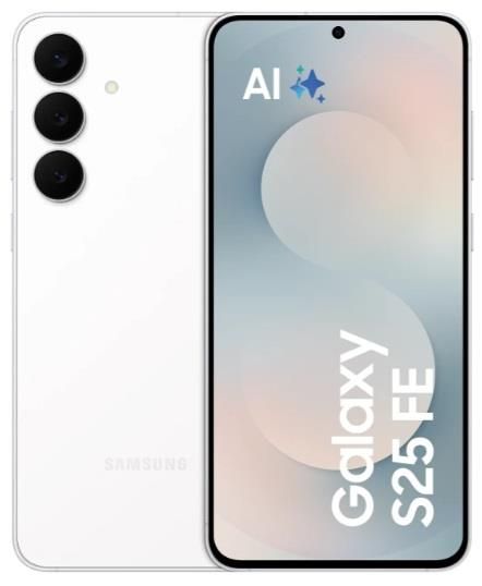 Смартфон Samsung Galaxy S25 FE 5G (S731) 6.7' 8/256ГБ, 2SIM, 4900мА•год, білий Смартфон Samsung Galaxy S25 FE 5G (S731) 6.7' 8/256ГБ, 2SIM, 4900мА•год, білий
