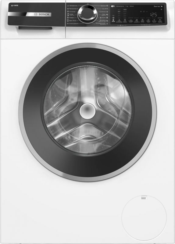 Пральна машина Bosch фронтальна, 11кг, 1400, A, 59см, дисплей, i-DOS, білий Пральна машина Bosch фронтальна, 11кг, 1400, A, 59см, дисплей, i-DOS, білий