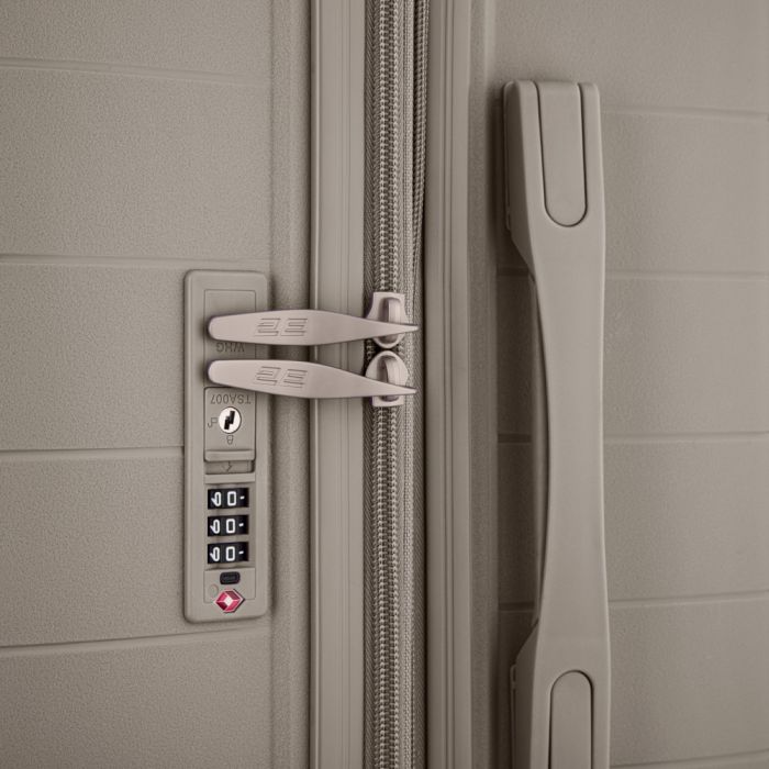 Валіза 2E, Aero, поліпропілен, велика, 99/119 л, TSA, 4 колеса, EXP, сіро-коричневий