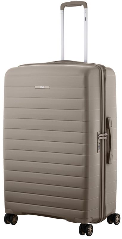 Валіза 2E, Aero, поліпропілен, велика, 99/119 л, TSA, 4 колеса, EXP, сіро-коричневий