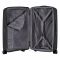 Валіза 2E, Aero, поліпропілен, середня, 63/78 л, TSA, 4 колеса, EXP, чорний