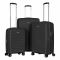 Валіза 2E, Aero, поліпропілен, середня, 63/78 л, TSA, 4 колеса, EXP, чорний
