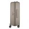 Валіза 2E, Aero, поліпропілен, середня, 63/78 л, TSA, 4 колеса, EXP, сіро-коричневий
