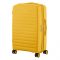 Валіза 2E, Aero, поліпропілен, середня, 63/78 л, TSA, 4 колеса, EXP, бурштиново-жовтий